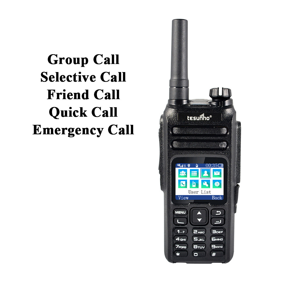 Two Way Radio Group Calls P2P Calls Emergency Calls TH-681